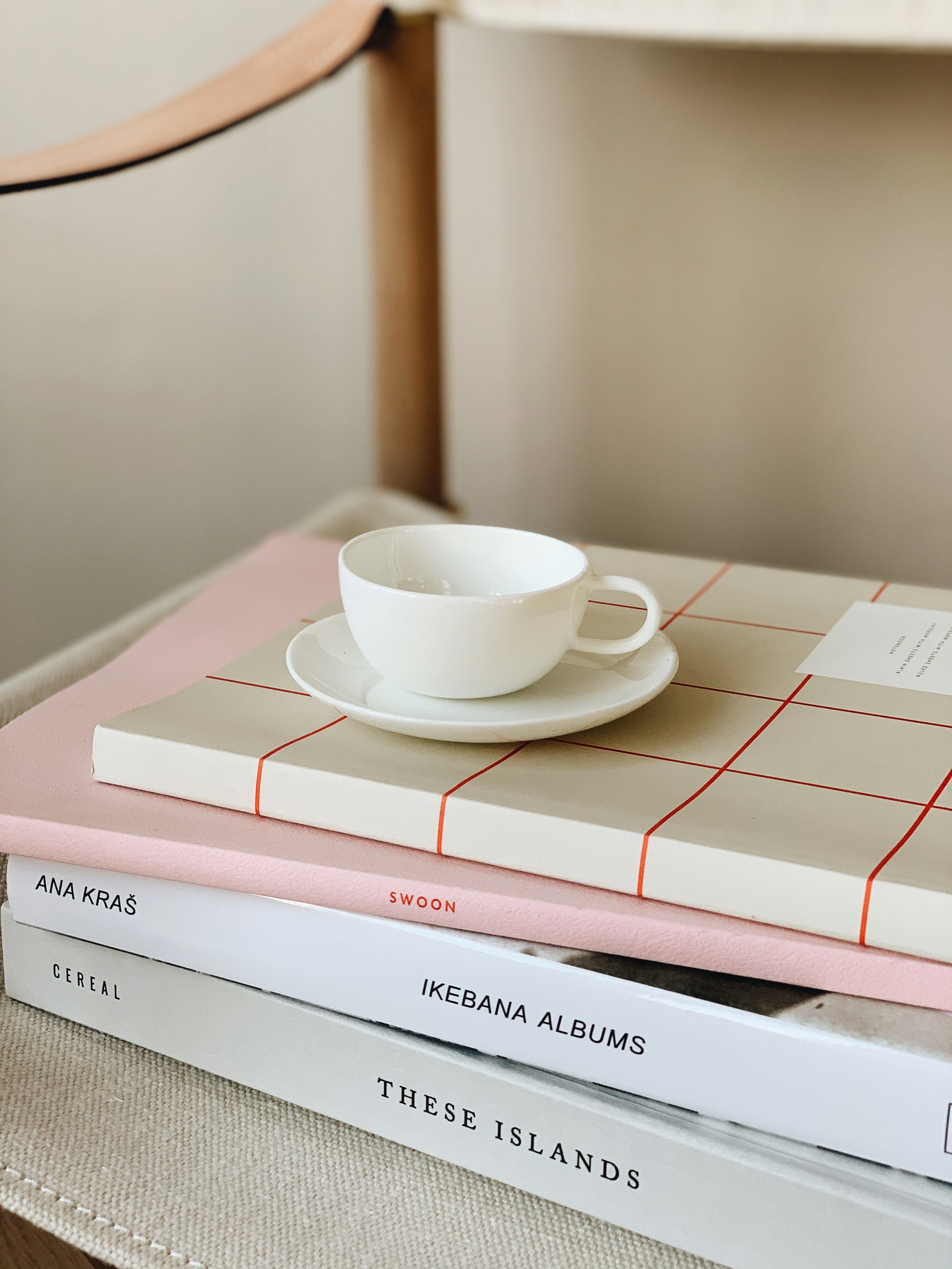 UMA Flat Lay notesbog, large - Light Gray